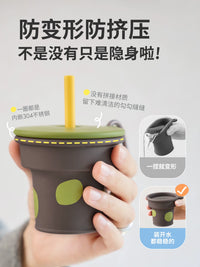 Collapsible Silicone Travel Cup Portable Folding Mouthwash Cup for Brushing