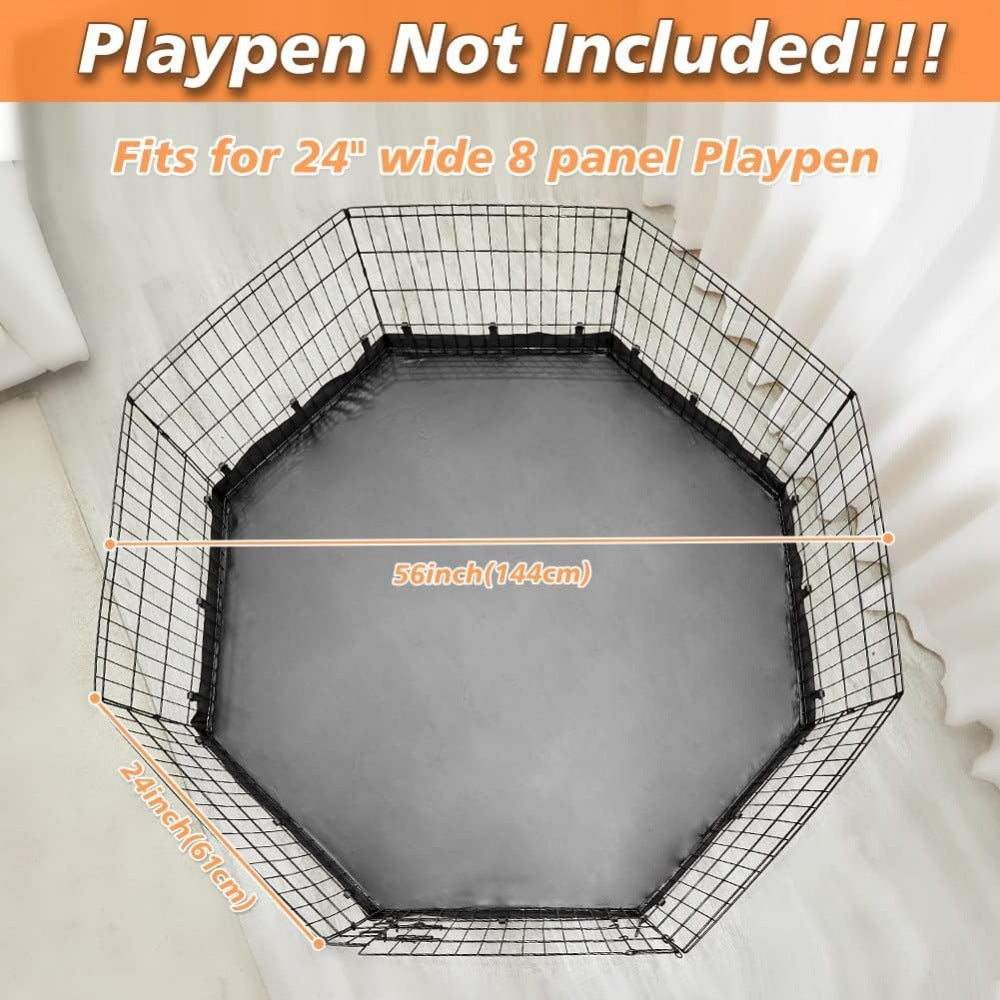 Waterproof 600D Oxford Pet Crate Mat with PVC Coating, Easy Clean Pet Pad