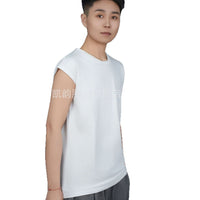 Long Side Band Cotton Chest Binder for Women, Loose Fit Sports Bra Vest