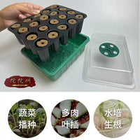 20-Cell Seed Starter Tray Kit with Humidity Dome, Adjustable Ventilation, for Seedlings and Cuttings