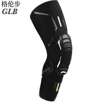 Basketball Honeycomb Anti-Collision Knee Pads for Men, Long Compression Leg Sleeves for Training and Sports