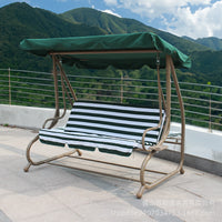 Outdoor Waterproof Sun-proof Swing Chair with Canopy for Patio Garden Balcony Villa