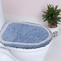 Modern Simple Velvet Floor Mat for Home Bathroom, Dirt-Resistant, Easy to Clean, Cold-Insulating, Wear-Resistant Toilet Lid Mat