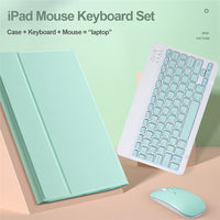 Keyboard Case for iPad Mini 6/7 8.3-inch with Pencil Holder, Detachable Bluetooth Keyboard