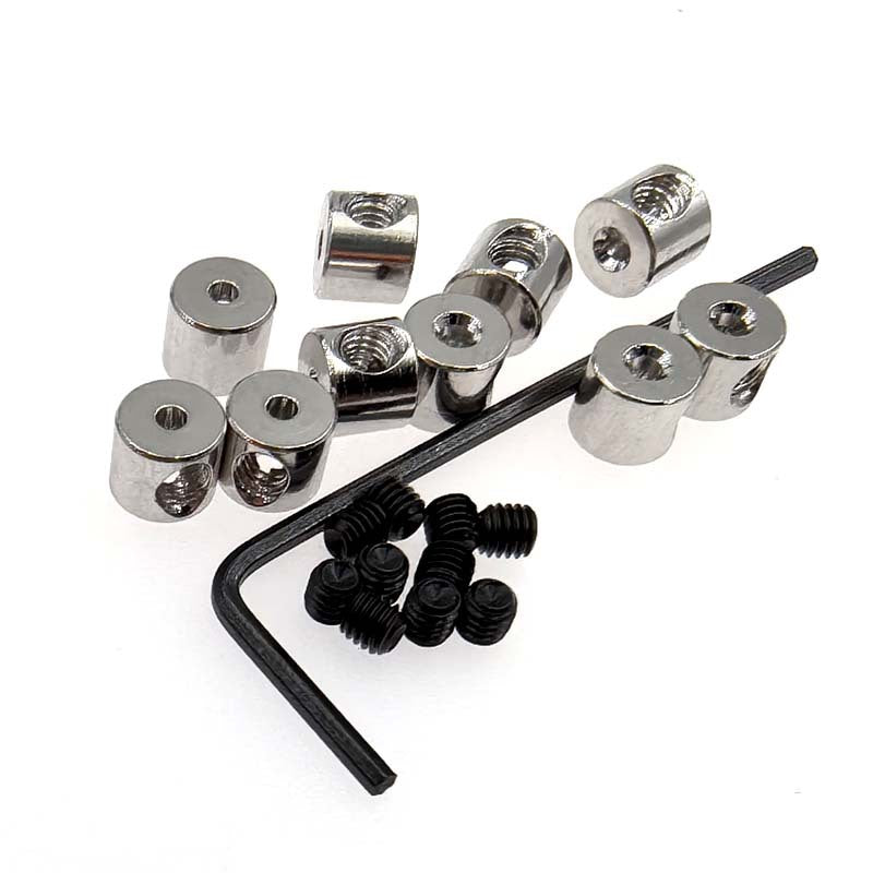 Badge Pin Screw Backs with Wrench for Brooches and Emblems