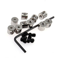 Badge Pin Screw Backs with Wrench for Brooches and Emblems
