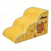 Pet Stairs for Small Dogs and Cats, Washable Ramp for Beds and Sofas