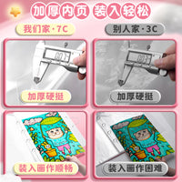 Kabaxiong A3 Kids Art Portfolio & Certificate Organizer with Refill Pages