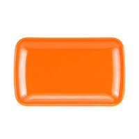 Melamine Rectangular Steamed Rice Noodle Roll Plate, Commercial Hot Pot BBQ Serving Dish