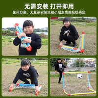 Foldable Kids Soccer Goal Portable Football Net for Outdoor Sports Early Education Parent-Child Play