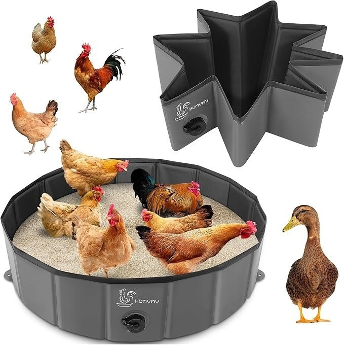 Inflatable Pet Bath Tub / Poultry Ice Bath Pool for Dogs, Cats, and Small Animals
