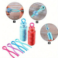 Bobbin Thread Clips Sewing Thread Anti-loosening Colored Plastic Bobbin Holders Bobbin Fixators