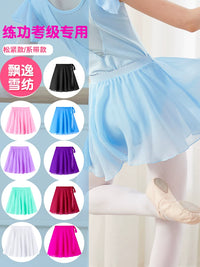 Girls' Chiffon Ballet Wrap Skirt for Dance Practice