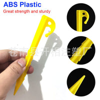 Tent Stakes Plastic Ground Pegs for Outdoor Camping Picnic Mat Windproof Fixing