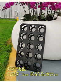 Orchid Seedling Tray with Support Rack - Durable, Breathable, Sun-Resistant