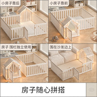 Baby Playpen with Mat, Indoor Toddler Activity Center, Child Safety Fence for Home