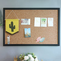 Wooden Frame Cork Board Display for Plush Toys, Ornaments, and Small Items