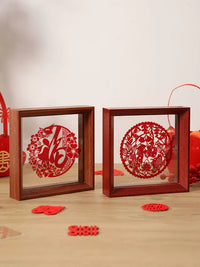 Double-Sided Transparent Picture Frame for Paper Cuttings and Specimens, A4/A3 Display Frame
