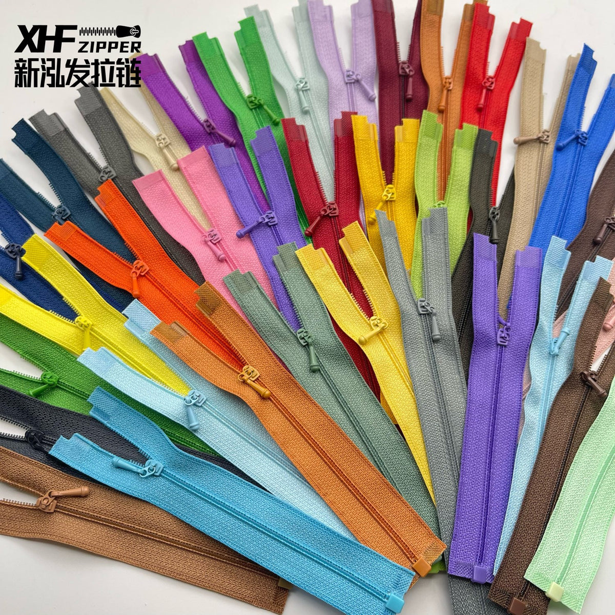 Miniature #0 Separating Nylon Zippers for Doll Clothes and Crafts