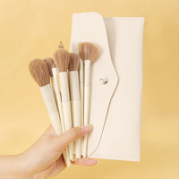 10-Piece Makeup Brush Set with Soft Bristles for Eyeshadow, Powder, and Concealer