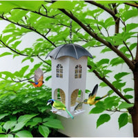 Hanging Castle Bird Feeder for Garden & Patio Decoration