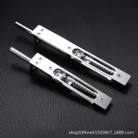 Rongxin Stainless Steel Heavy-Duty Door Bolt with Gear, Concealed Floor Bolt for Double Doors and Security Doors