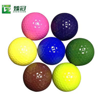 Colorful Two-Layer Golf Practice Balls with Customizable Logo