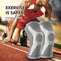 Sports Spring Silicone Knee Brace for Running Cycling Dance Patella Protection