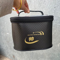 Portable Fishing Bucket with Handle for Live Fish and Tackle Storage