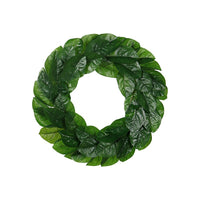 Magnolia Leaf Wreath for Thanksgiving, Christmas, and Spring Decor