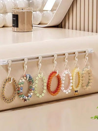 Wall-Mounted Jewelry Organizer Rack for Bracelets, Necklaces, and Accessories