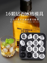 Diamond Ice Cube Mold for Whiskey and Cocktails