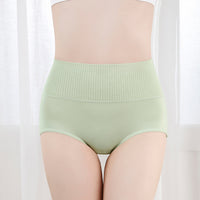 Women's High Waist Cotton Briefs Tummy Control Hip Lift Underwear