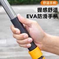 Car Wash Mop with Long Handle and Soft Bristles, Water-Fed Cleaning Tool for Home and Auto