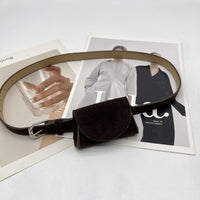 Korean Ins Style Mini Waist Bag for Women, Fashionable Versatile Belt Pouch for Dresses and Pants