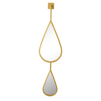 Teardrop Decorative Wall Mirror Set for Living Room Entryway