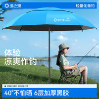 Fishing Umbrella Single Layer Sunshade Outdoor Camping Portable UV Protection