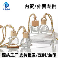 10ml Car Air Freshener Diffuser Bottle with Wooden Cap and Lanyard