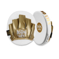 NoboxingNolife Gel Muay Thai Boxing Focus Mitts Durable Leather Razor Target Pads