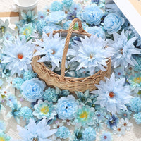 Artificial Silk Flower Assortment for DIY Crafts, Fans, and Decorative Accessories