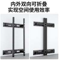 Wall-Mounted Foldable Squat Rack for Home Gym, Half-Cage Design