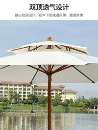 Outdoor Patio Umbrella with Base, Large Sunshade for Garden, Beach, or Market Stall