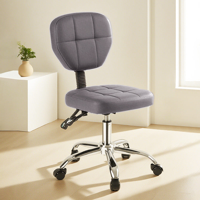 Adjustable Swivel Stool with Nylon Base for Salon, Spa, Dental Office, or Beauty Professionals