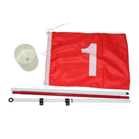 Portable Golf Flagstick Set for Putting Green Practice
