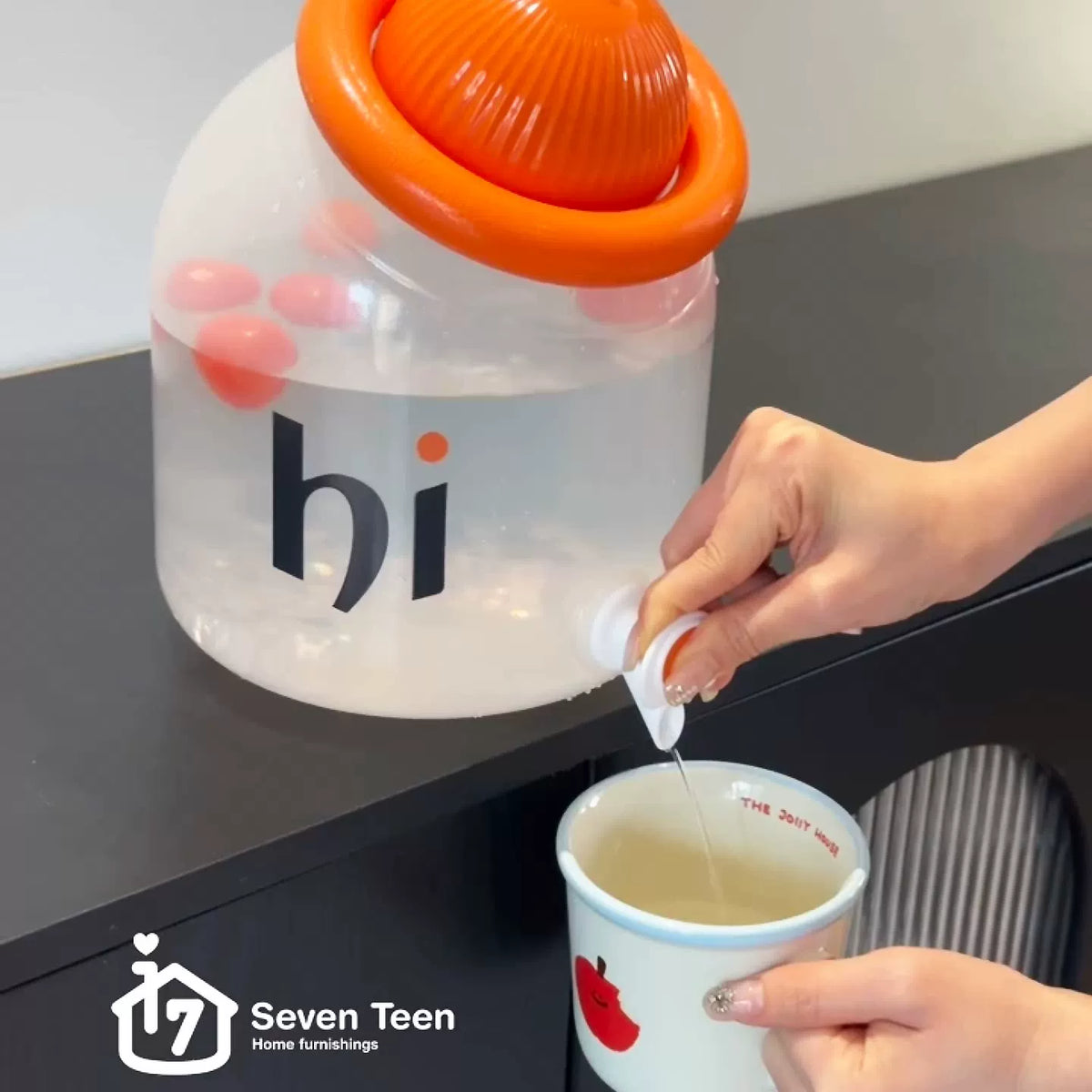 Large Capacity Cold Water Pitcher with Faucet Portable Household Cool Water Kettle Outdoor Picnic Tea Beverage Dispenser Beer Growler