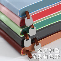 2025 Soft Leatherette Litchi Grain Notebook for Business Meetings and Notes