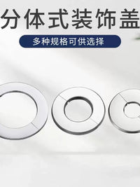 Stainless Steel Decorative Cover for Wall Holes, Air Conditioner Pipes, Water Heater Vents, and Faucets
