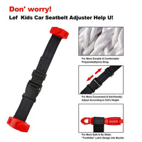 Child Car Seat Belt Adjuster for Neck Protection and Secure Positioning
