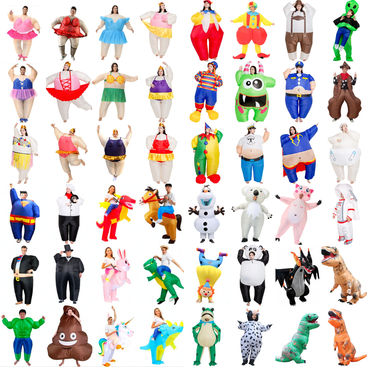 Inflatable Sumo Wrestler Costume for Adults and Kids - Funny Party and Performance Outfit