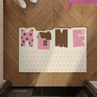 Korean Style PVC Loop Pile Entrance Mat for Entryway and Hallway - Non-Slip and Easy to Clean